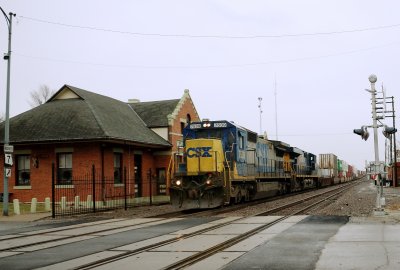 CSX 7539 Stack Train