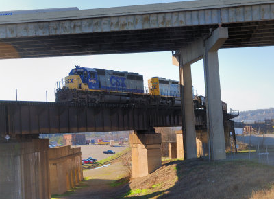 CSX 8455 Stalls on the High Line by Foamer Sammy