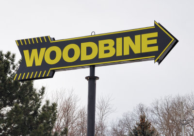 Woodbine says Welcome