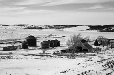 Iowa Farm in the Winter