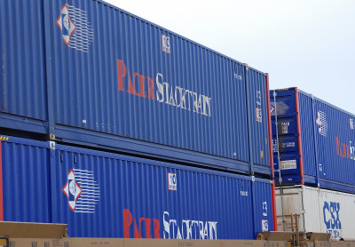 Stack Train Containers