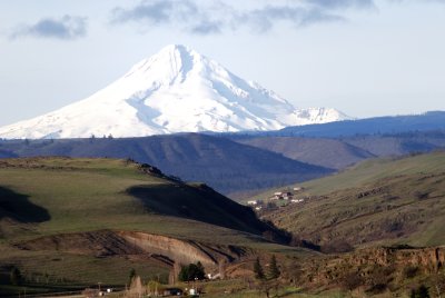 Mt Hood View from North of The Dalles