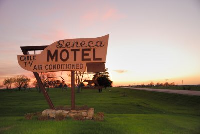 Sundown at the Seneca Motel