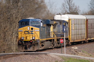 CSX 5311 Crossing West of Kingsville MO