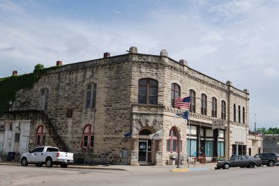 Alma KS - Native Stone Building Business District