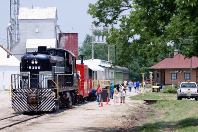 Loading Passengers Tourist Train