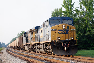 CSX 582 South Grain Train