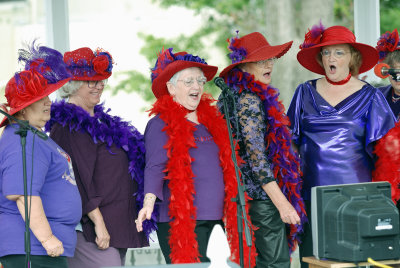 Red Hat Ladies Sing