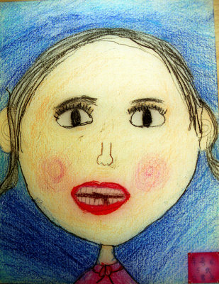 self-portrait, Jessica, age:5