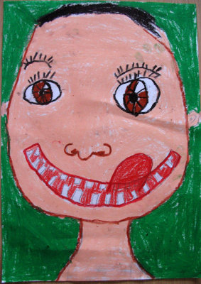 self-portrait, Ryan, age:6