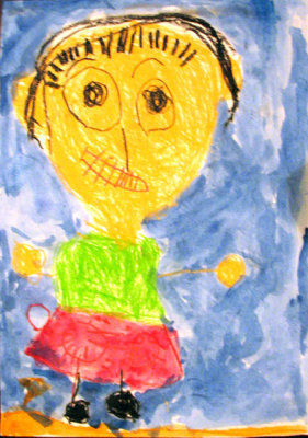 portrait, Clare, age:3.5