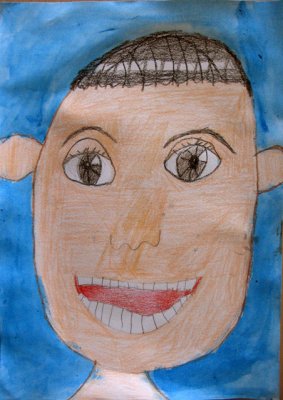 self-portrait, Callum, age:6