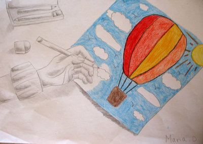 my left hand, Maria, age:10
