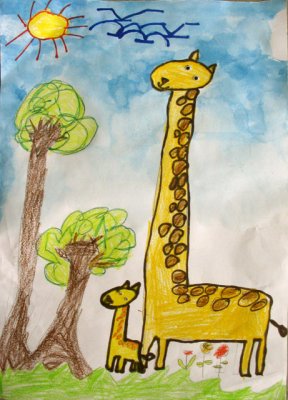 giraffe, Kevin, age:5