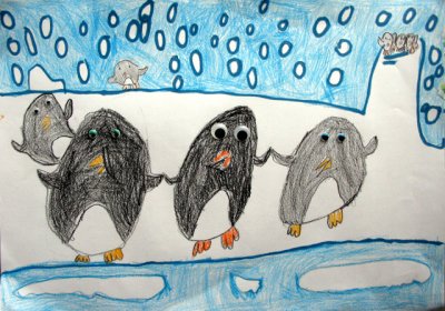 penguins, Sophia Su, age:5