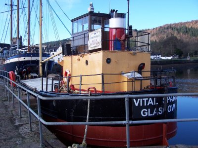 Vital Spark, in Inverary Nautical Museum.