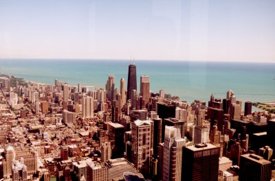 North East from Sears Tower.