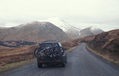 Westbound on the A849.