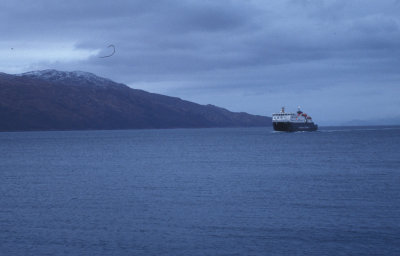 Approaching ferry at Craignure.