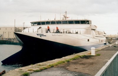 Seacat Ferry, Troon to Belfast.