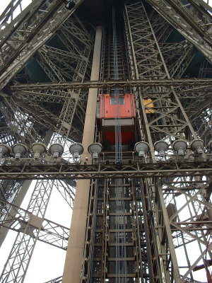 Vertical access lift.