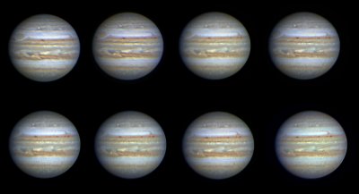 Jupiter Rotation Sequence