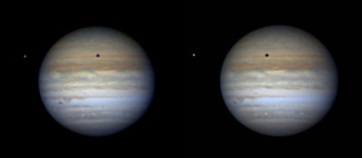 Jupiter, Europa and Shadow Transit 21 July 2007