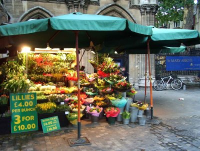 Kensington flower stall