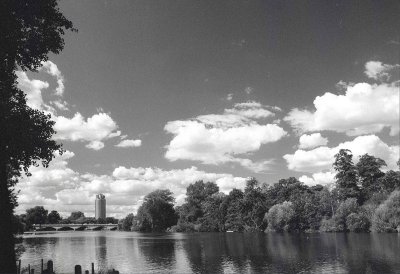 Pseudo infra red Hyde Park