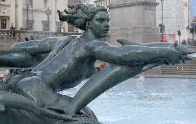 Trafalgar square mermaid