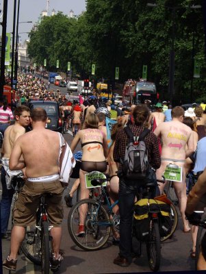 WNBR Biggest nude protest 1000 brave souls