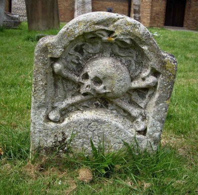 Genuine gravestone