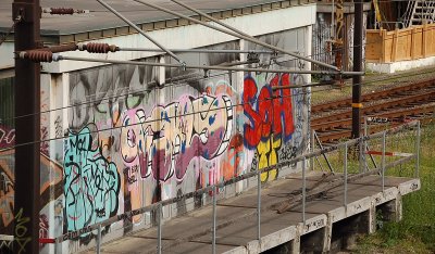 Graffiti- Near train Station - Copenhagen
