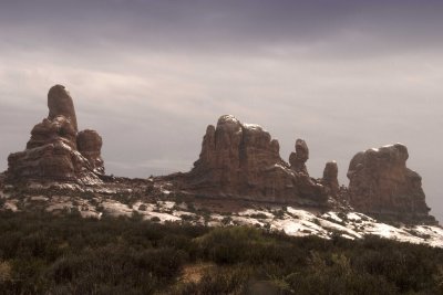 Arches in the wet