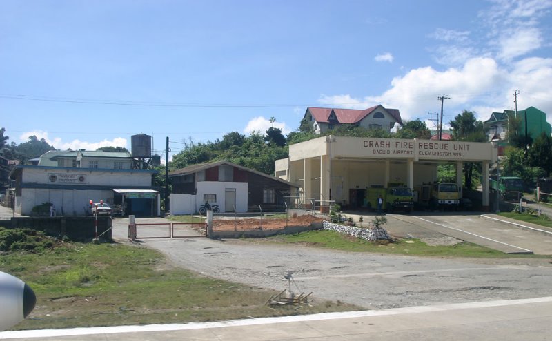 Crash Fire Rescue Unit bldg, Baguio 4,242 ft above sea level.