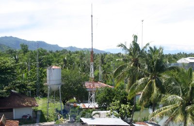 Antennaes and water tower