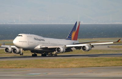 PAL 747 @ SFO. Philippine Aviation