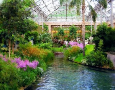 Greenhouse and Stream