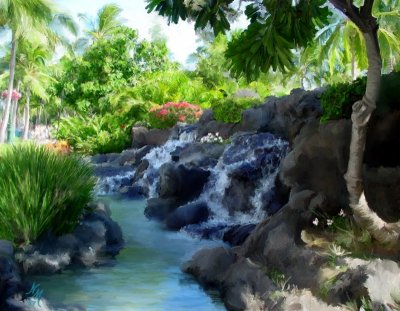 Waterfall in the Tropics