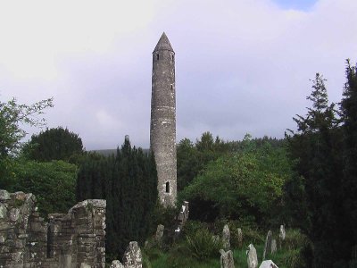 St. Kevin's Tower - Glendalough, Ireland