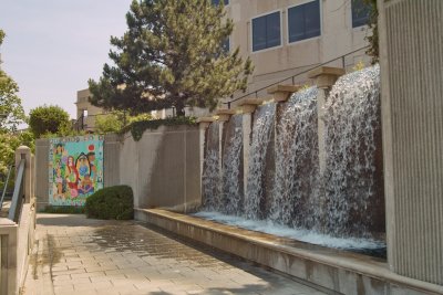 Water Wall near State Offices