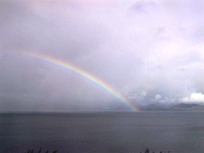 Rainbow over Dingle Bay,  County Kerry