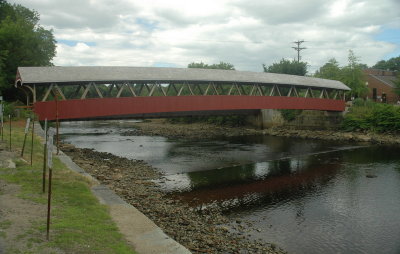 Cocheco River Pedestrian covered bridge, NH