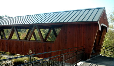  River walk covered bridge, NH