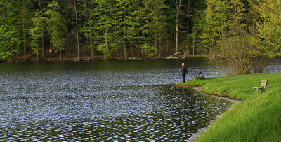 FISHING ON A SPRING MORN