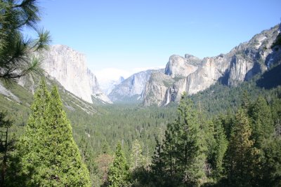 Afternoon view of the valley from the Tunnel.