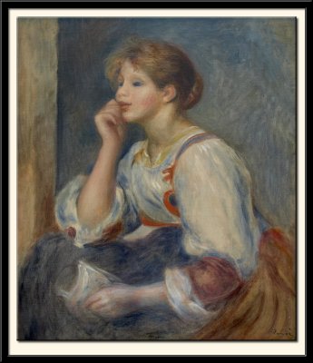 Femme a la lettre, 1890