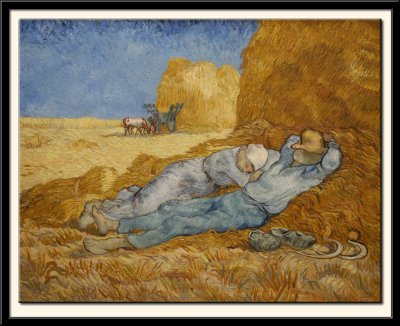La meridienne ou La sieste, d'apres Millet, 1889-90