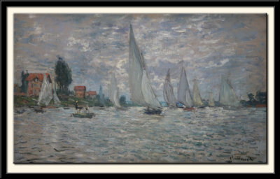 Les Barques, regates a Argenteuil, vers 1874