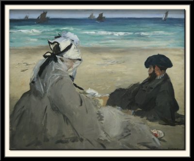 Sur la plage, 1873